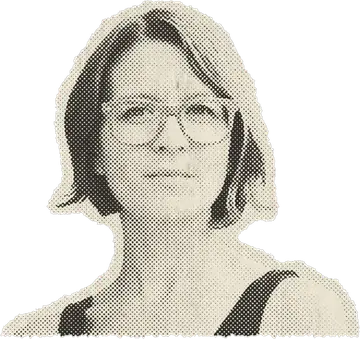 Anna Soltys, cut from a newspaper