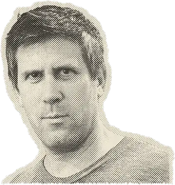 Brett Piasecki, cut from a newspaper